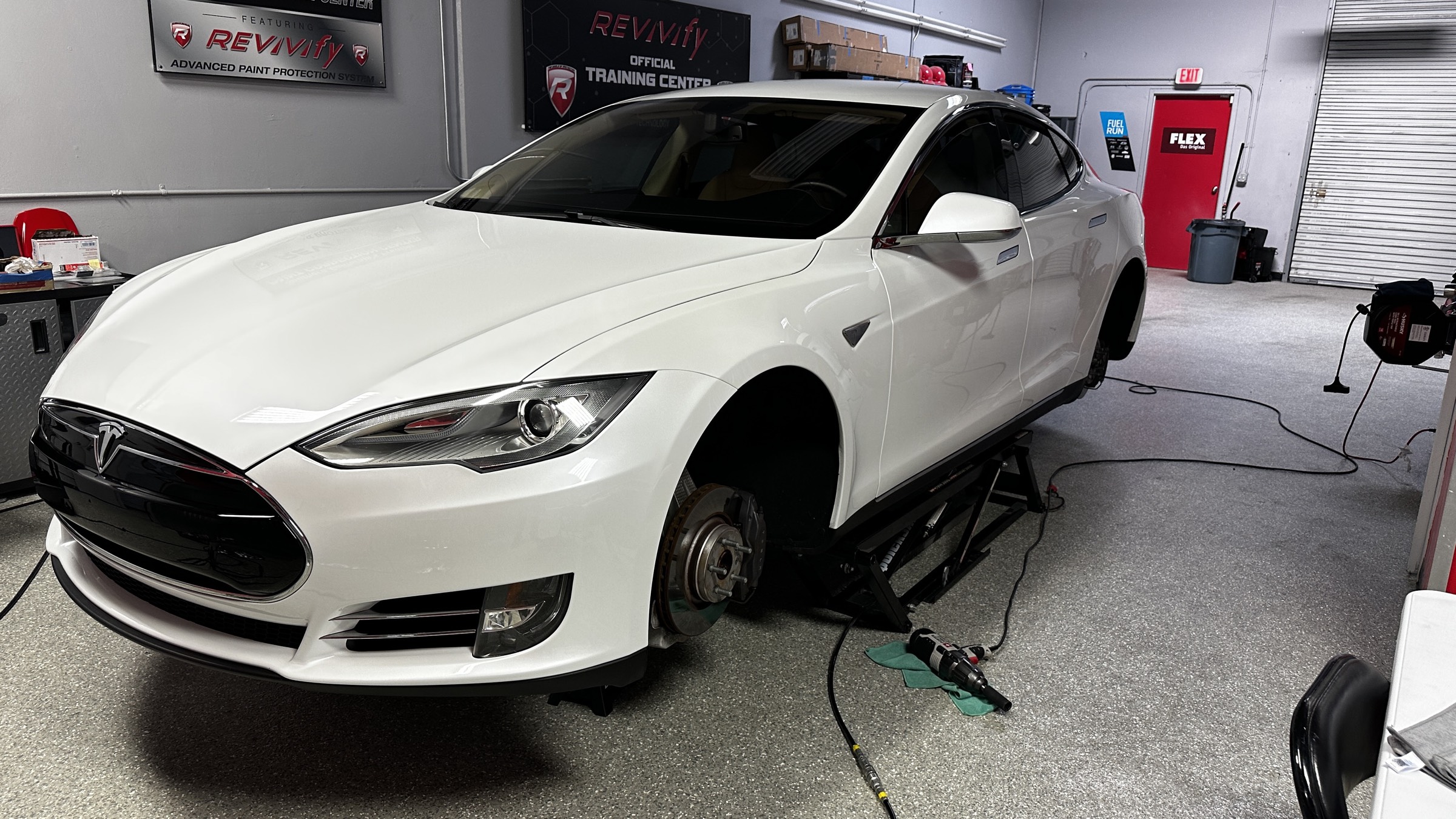 Tesla after multi-stage correction and Revivify coating